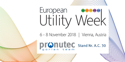 Pronutec en European Utility Week 2018